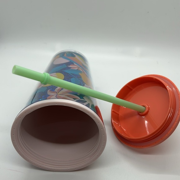 Starbucks Easter Spring 2021 Bunny Glitter Tumbler 16oz with Straw New - Picture 4 of 4